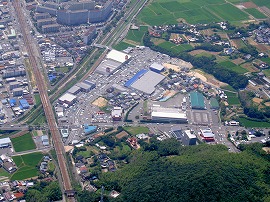 空撮（コスパ新下関・済生会下関病院）