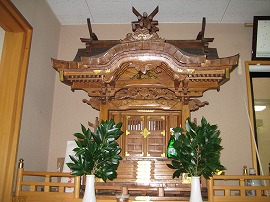 事務所の神棚 事務所の神棚